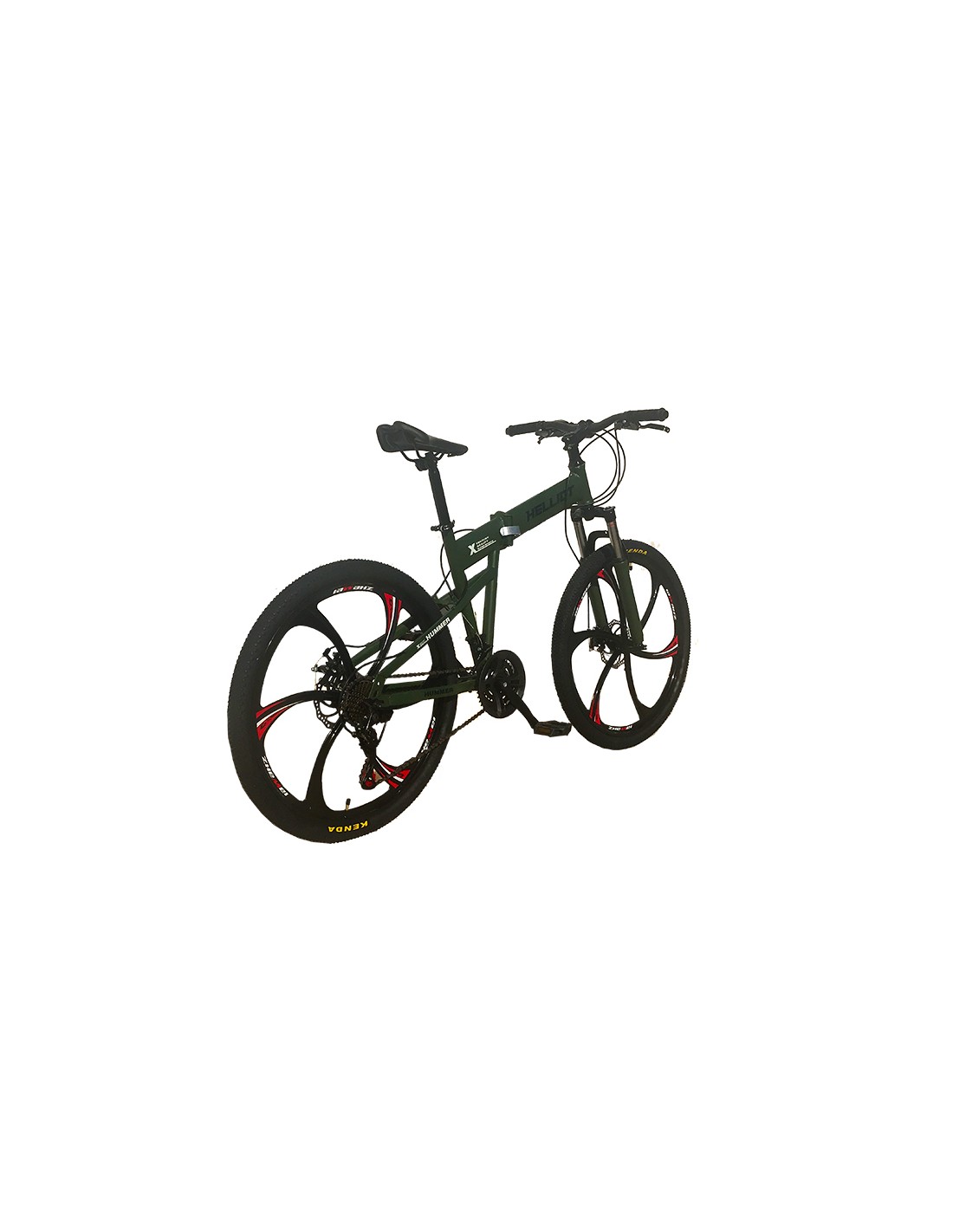 folding mountain bike helliot hummer 01